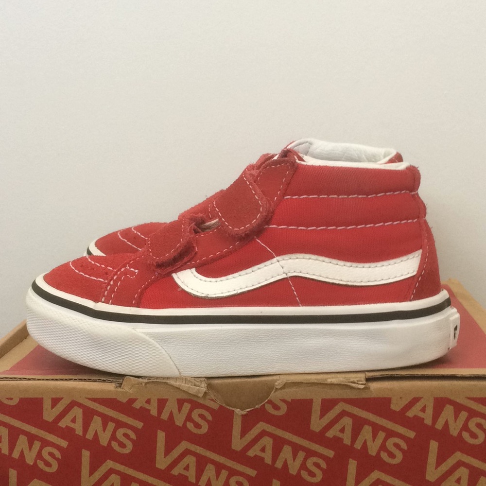 Toddler Red Vans Size 11c
